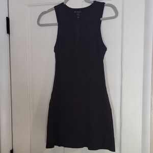 Athleta Black Sleeveless Sporty Dress XXS